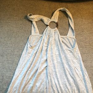 Pink Lily comfy light grey dress, summer dress, maxi dress, beach dress